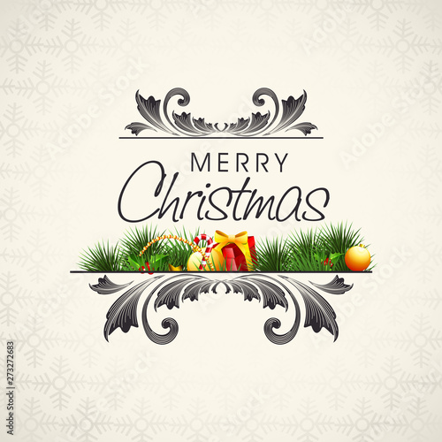 Poster, banner and card for Merry Christmas.