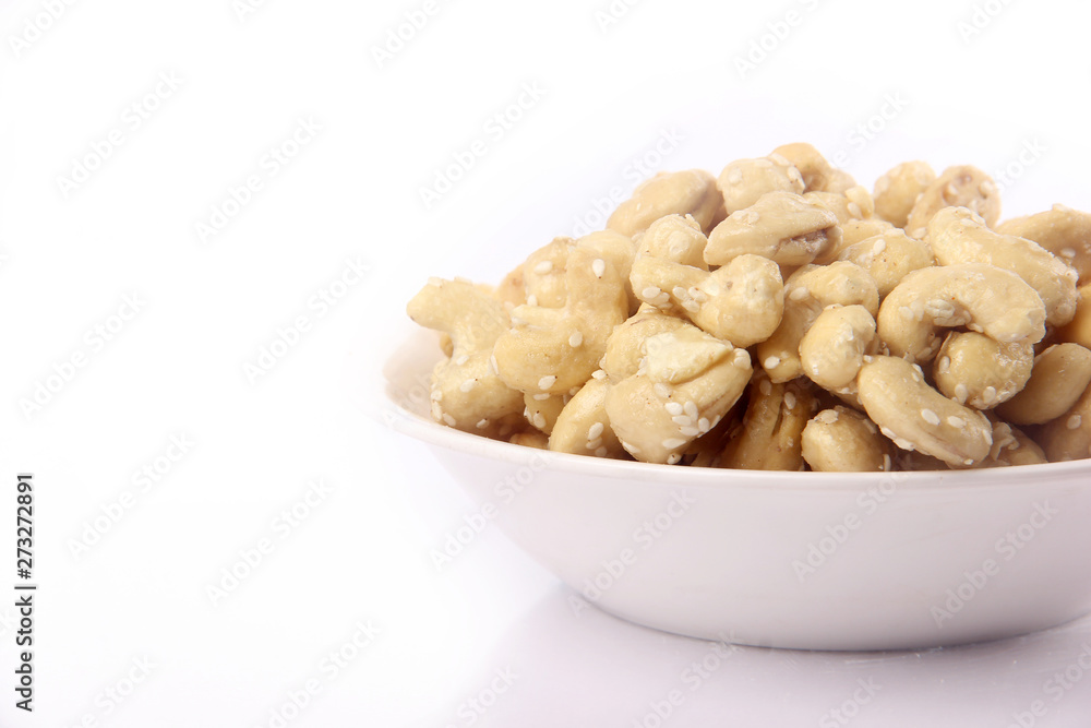 Cashew nut in bowl Cashew nut in bowl