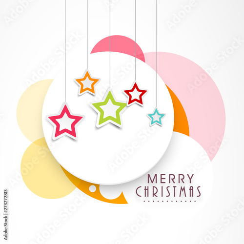 Poster and banner for Merry Christmas.
