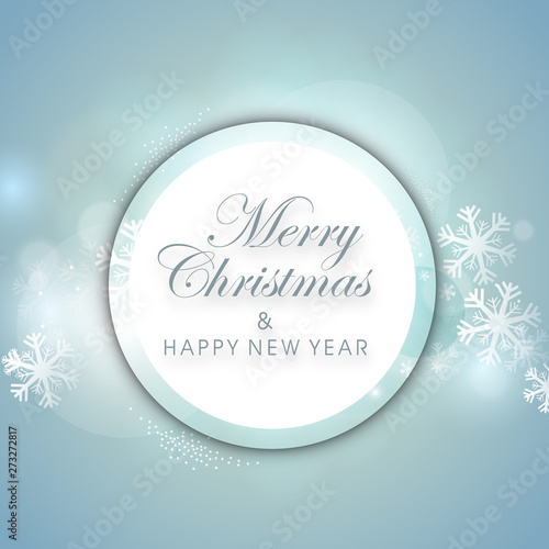 Tag, label and sticker for Merry Christmas and New Year.