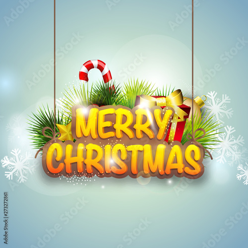 Poster and banner for Merry Christmas.