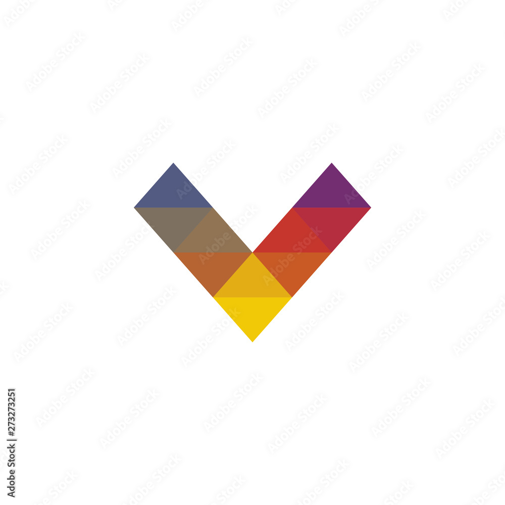 V letter logo design vector template V letter logo design vector template