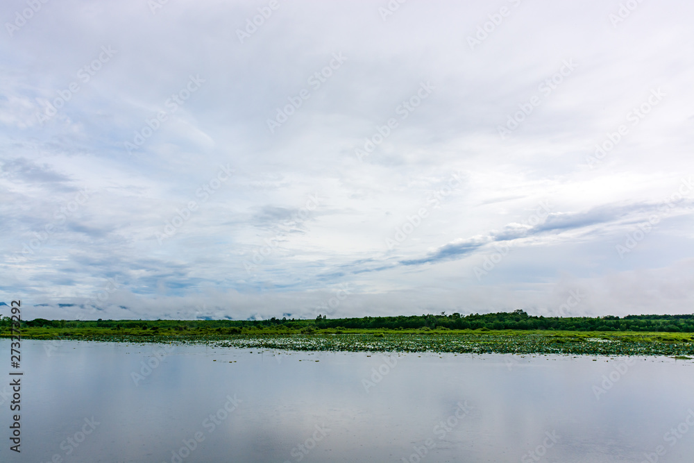 Scenic View Of Lake Against Sky Scenic View Of Lake Against Sky