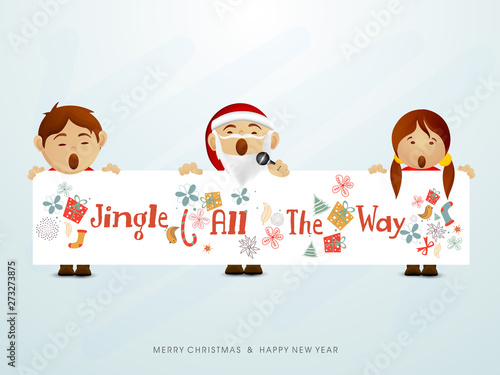 Christmas celebration with jingle.