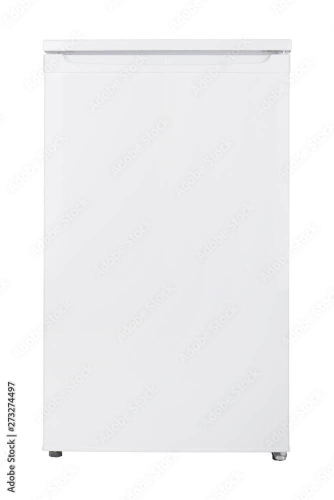 Refrigerator Isolated on White Background. Modern Kitchen and Domestic Major Appliances Refrigerator Isolated on White Background. Modern Kitchen and Domestic Major Appliances