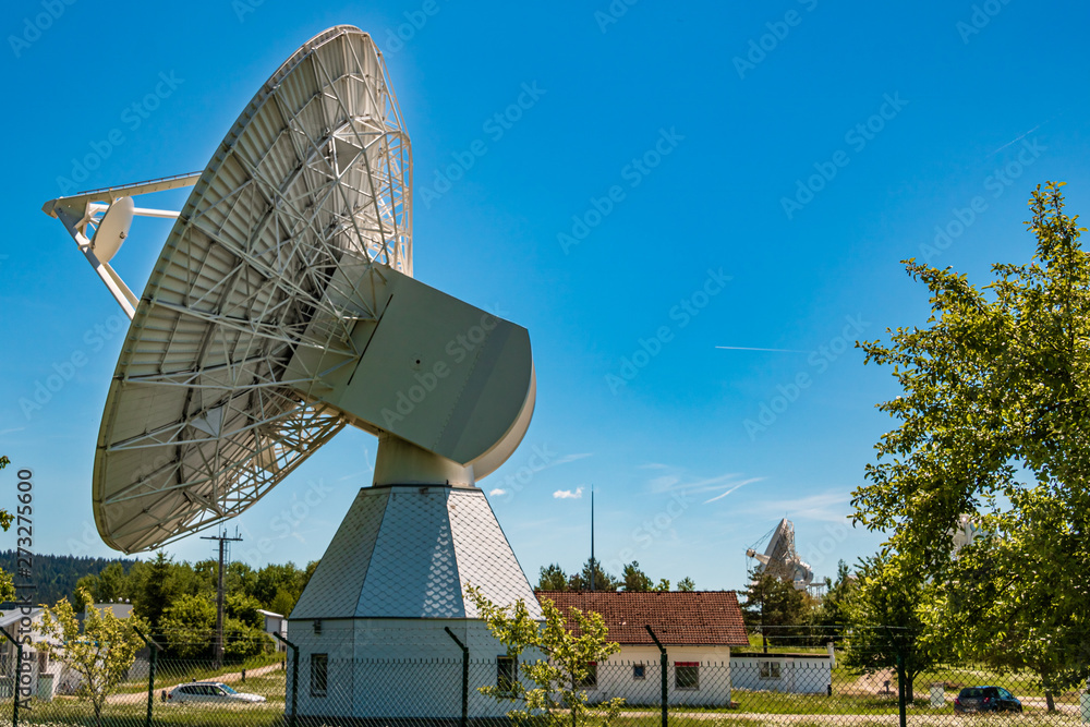 Big radio telescope near Wettzell - Bavarian Forest - Bavaria - Germany