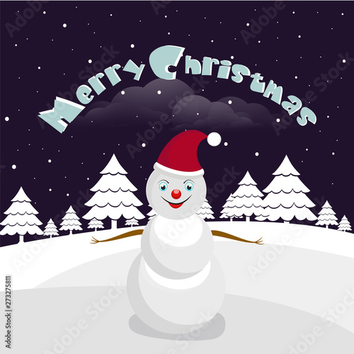 Poster and banner for Christmas celebration.