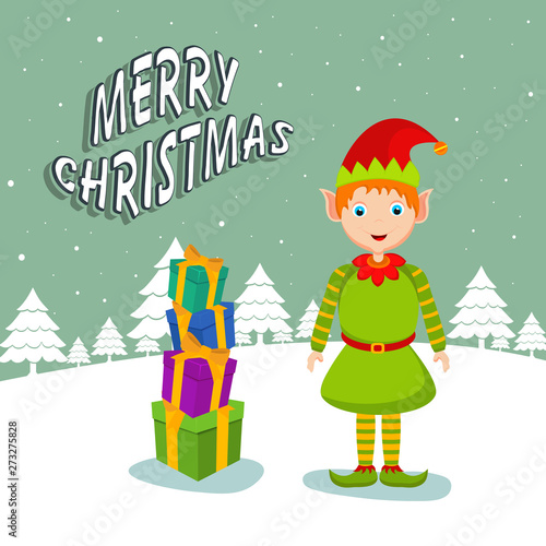 Poster and banner for Christmas Day celebration.