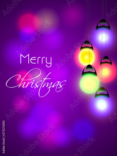 Poster, banner and card for Merry Christmas.