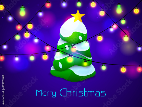 Poster and banner for Christmas celebration.