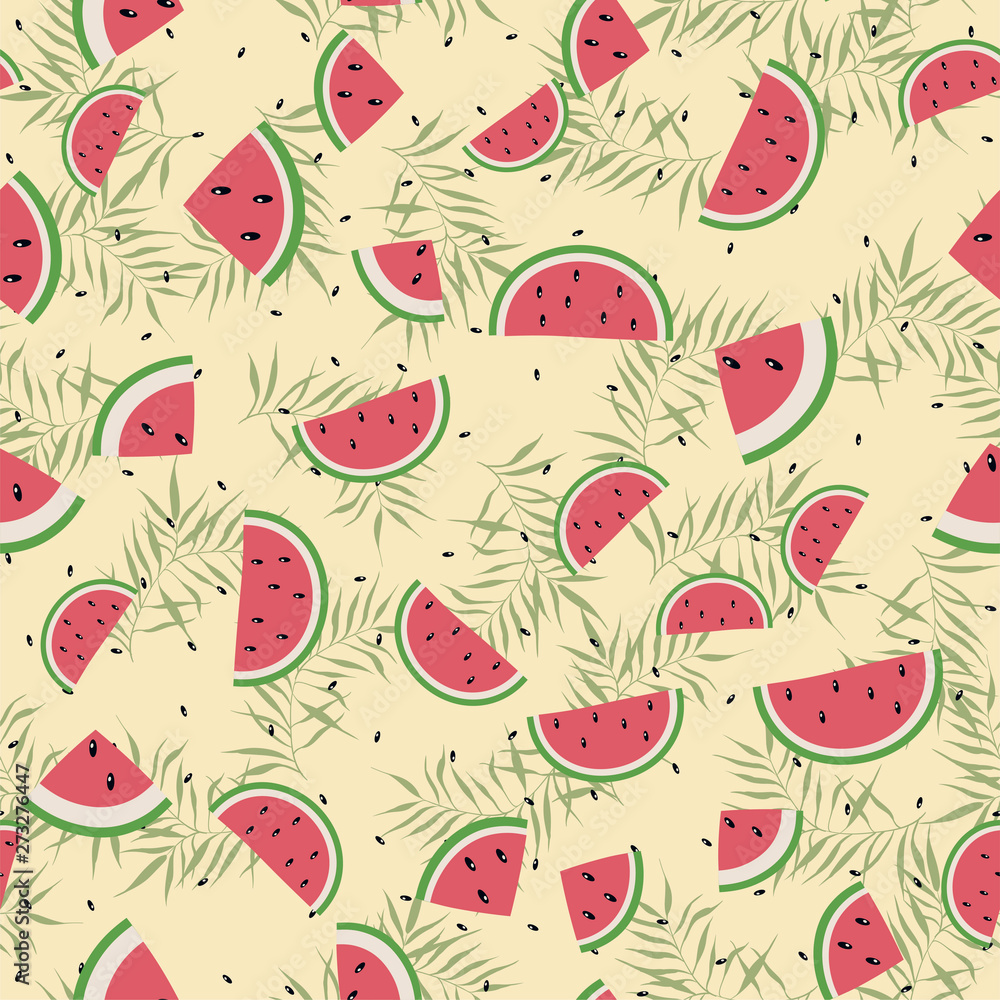 pattern. seamless background. watermelon. Summer pattern. seamless background. watermelon. Summer