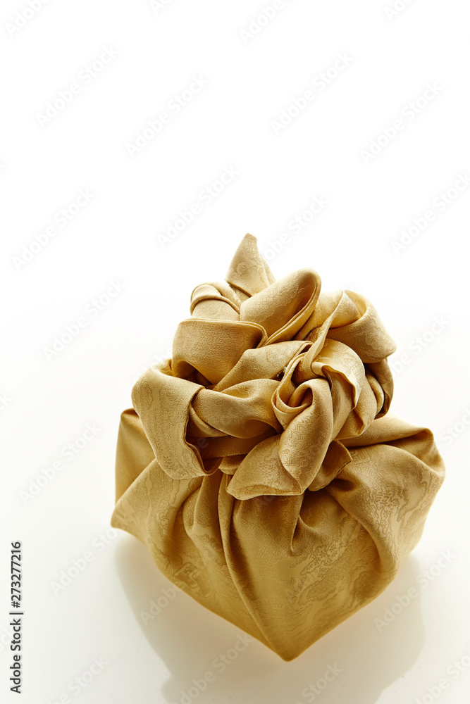 Korean traditional wrapping bag on white background