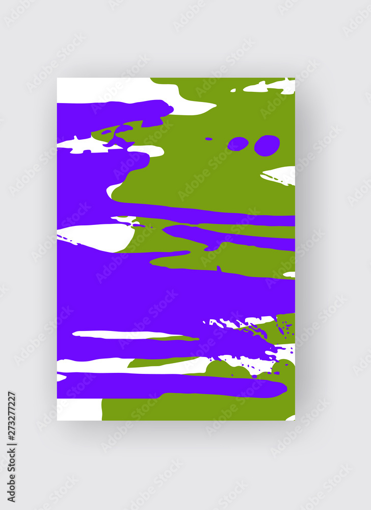 Naklejka premium Cool vector bright poster with abstract colorful elements.