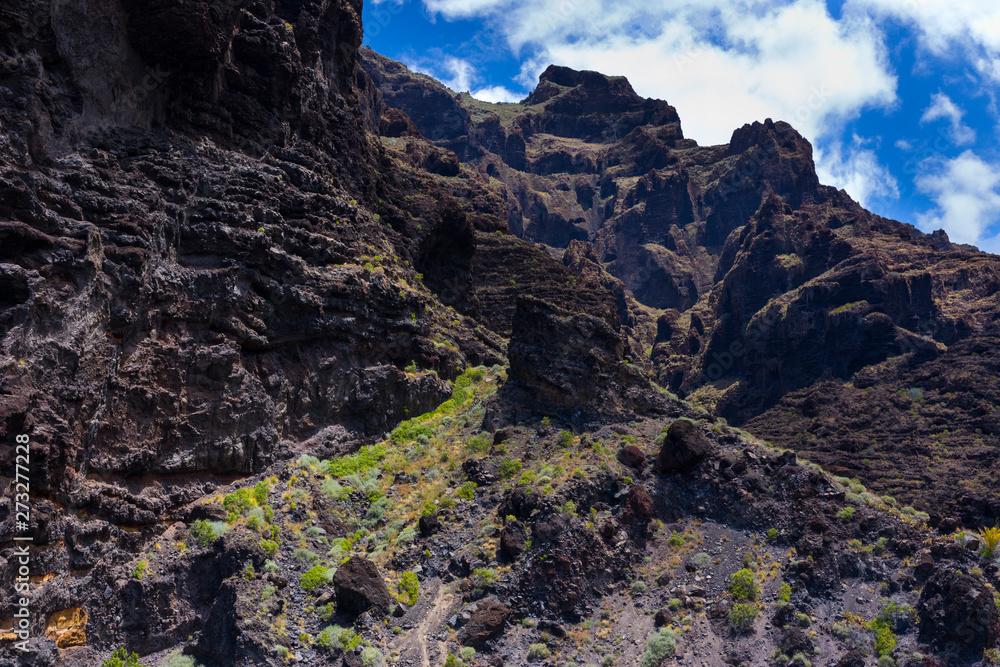Cliffs ot the Giants, Tenerife island, Canary islands, Spain, Europe Cliffs ot the Giants, Tenerife island, Canary islands, Spain, Europe