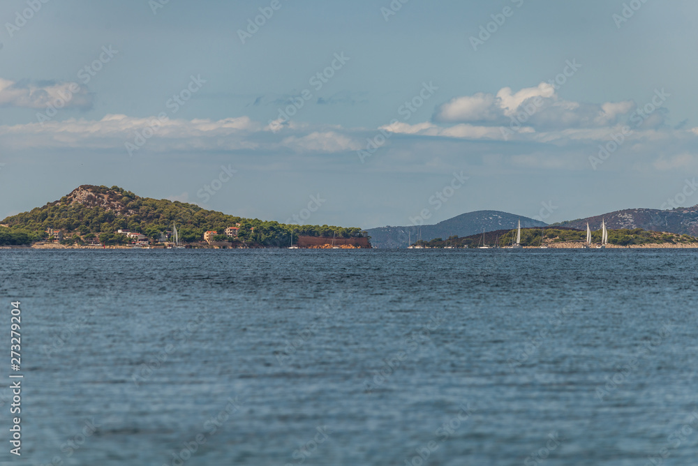 Idilic view on the mediterranean sea, Murter, Dalmatia, Croatia Idilic view on the mediterranean sea, Murter, Dalmatia, Croatia