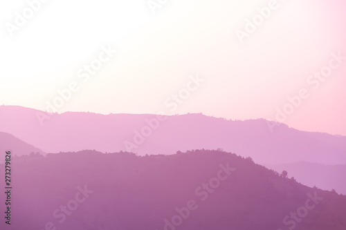 ultra violet purple summer landscape