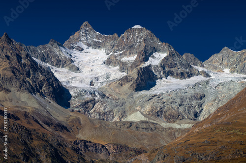 Mountains in winter Glacier
