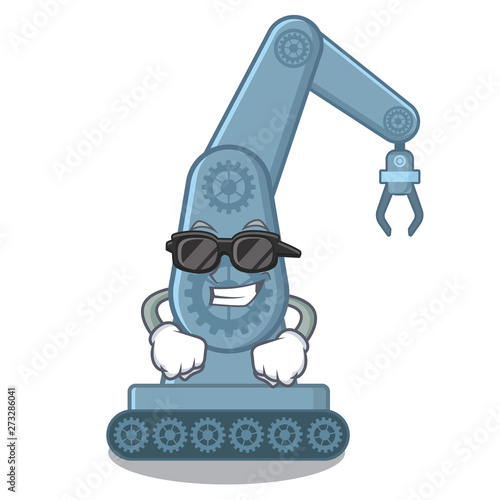 Super cool mechatronic robotic arm in mascot shape