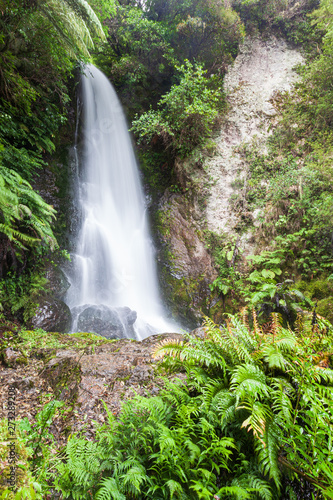 Waterfall in the Buried Village  North Island  Wairoa  New Zealand