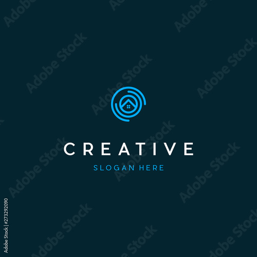 Smart Home vector icon illustration. Smart home symbol icon. Premium quality. home connection logo vector modern simple design with dark background