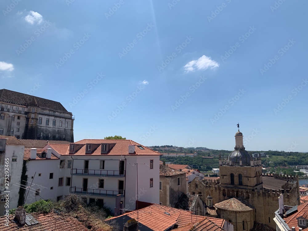 Roofs of Coimbra, Portugal