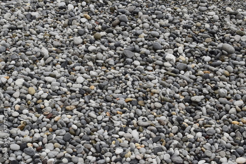 small stones on the beach