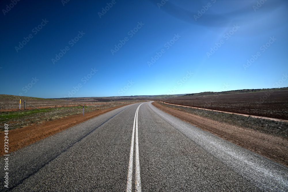 Road to nowhere in Western Australia