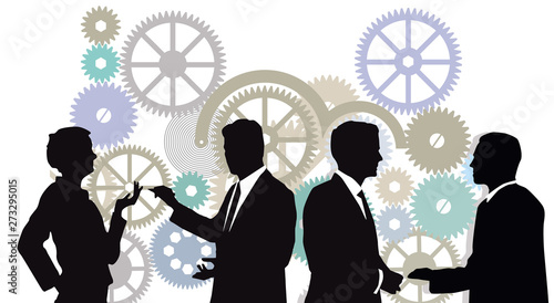 Business Teams Gruppe – Illustration