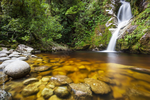 Dorothy Falls, near Kaniere Lake, South Island, New Zealand photo