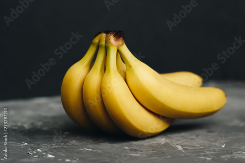 Wallpaper Mural Bunch of bananas on a dark gray background Torontodigital.ca