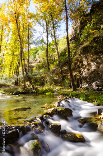 Rio Genil en su paso por Maitena, Guejar Sierra, Granada (España)