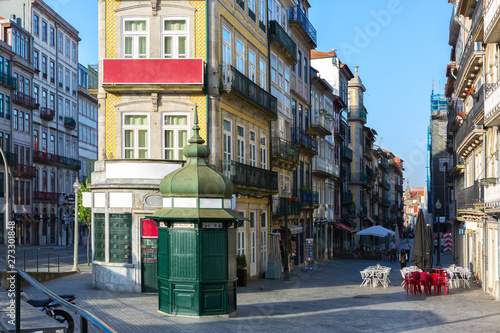 A street in the old town of Porto (Ribeira district), Portugal.