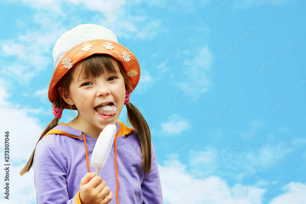 girl eating ice cream