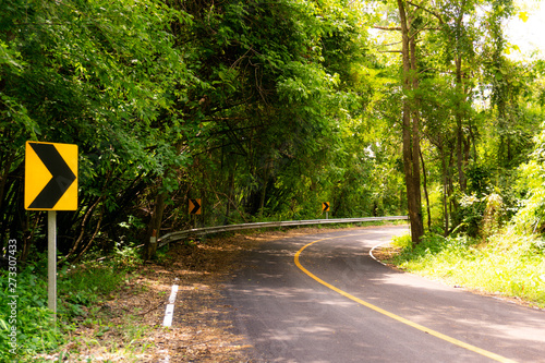 Road in Khao Mae Wong National Park Thailand