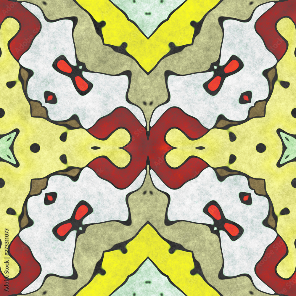 Obraz premium Seamless napkin- geometry ornate