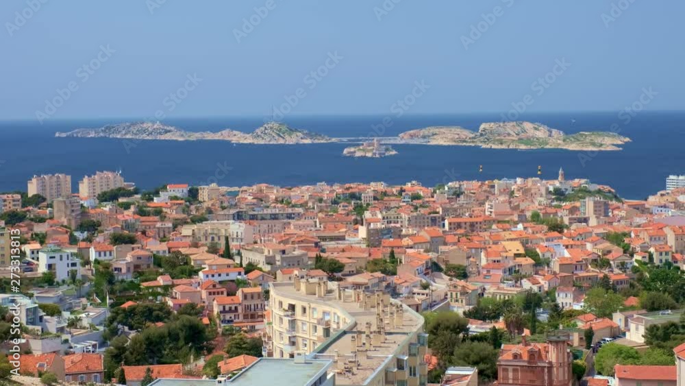 View of Marseille town. Marseille, France View of Marseille town. Marseille, France