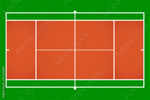 Big tennis court