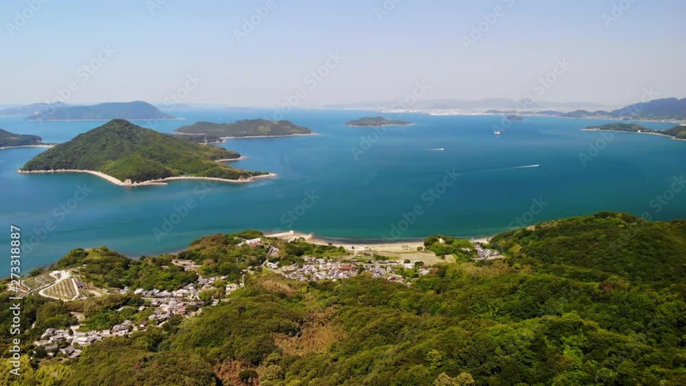 紫雲出山から望む瀬戸の多島美 紫雲出山から望む瀬戸の多島美