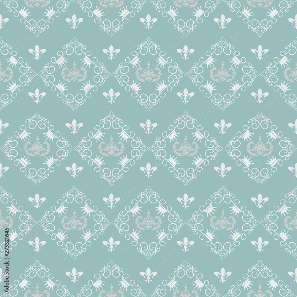 Seamless fabric texture pattern in old-fashioned style