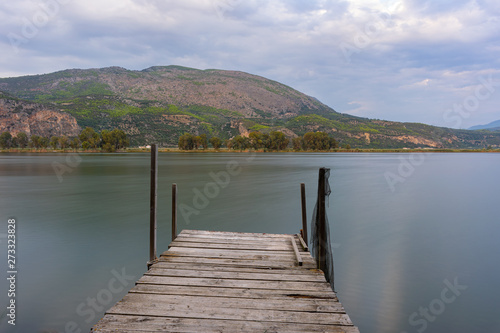 Kaiafas lake in Zacharo, Peloponnisos, Greece