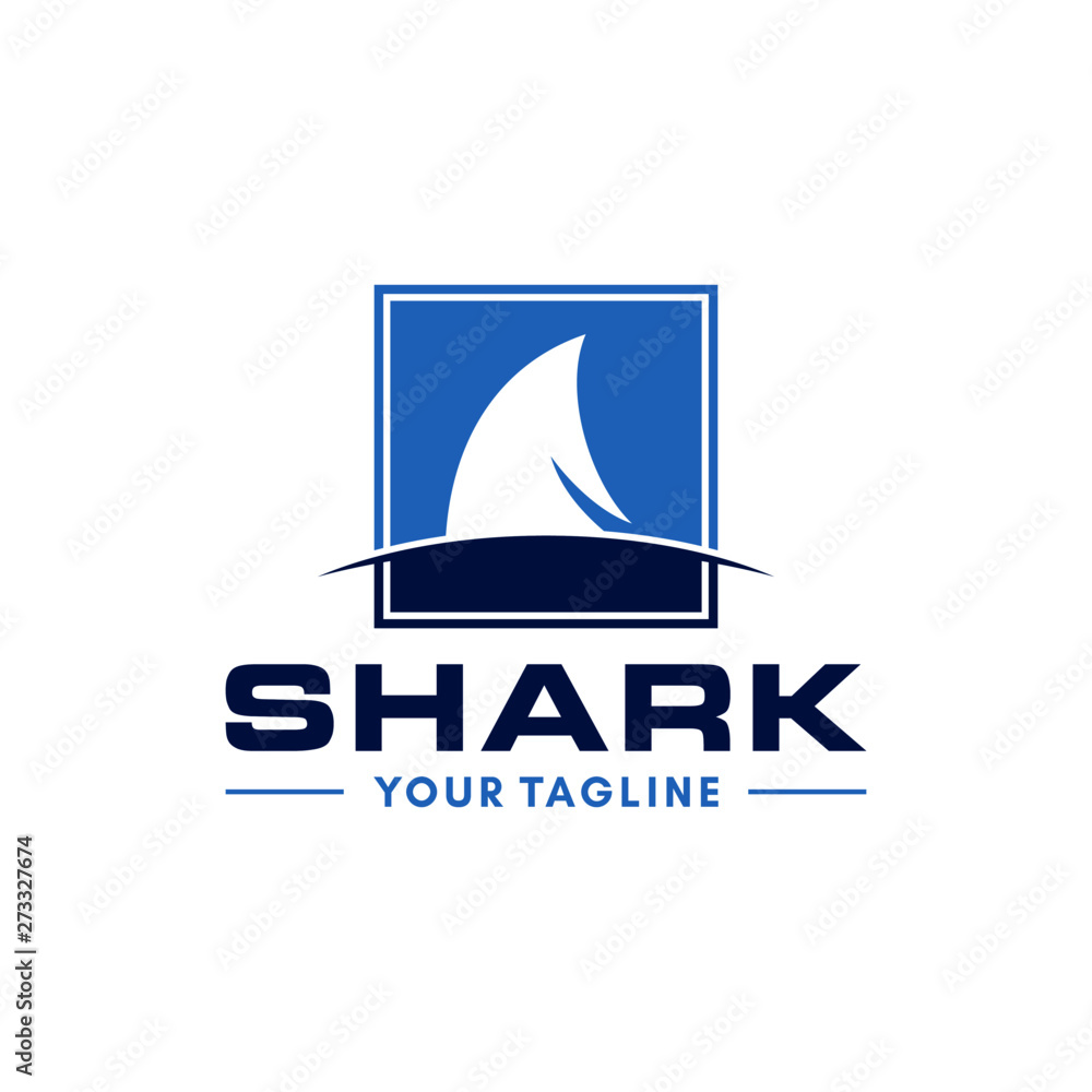 Wild Shark Logo Stock Image Wild Shark Logo Stock Image