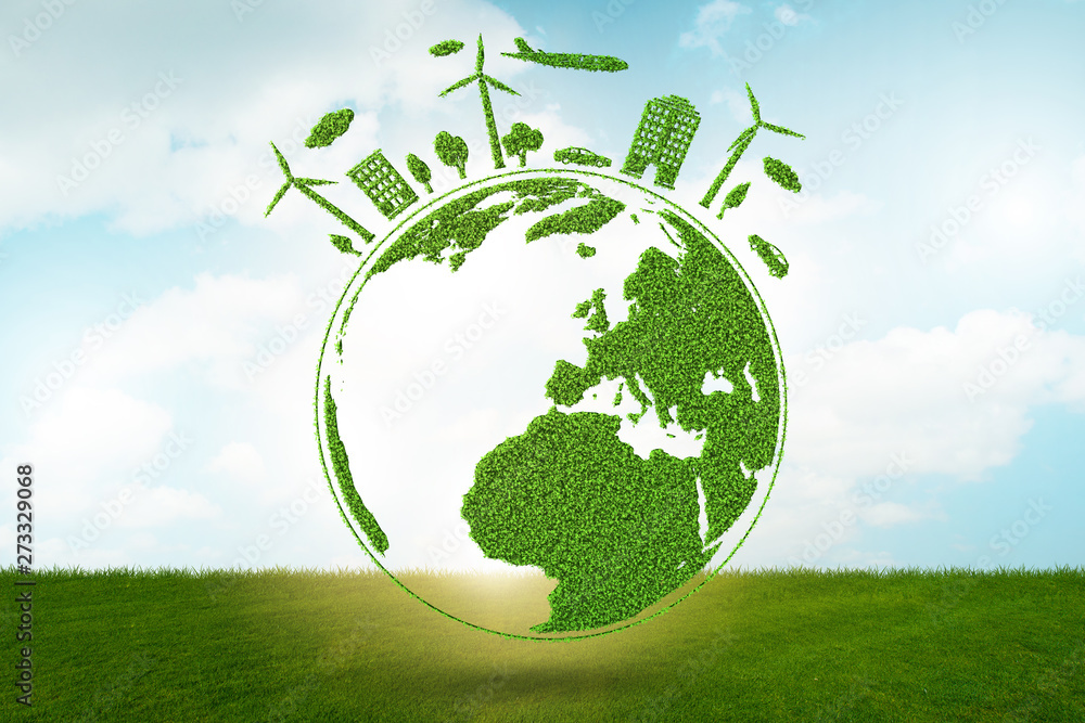 Concept of environmental protection - 3d rendering Concept of environmental protection - 3d rendering