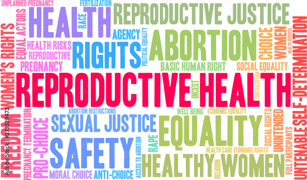Reproductive Health Word Cloud on a white background. Reproductive Health Word Cloud on a white background.