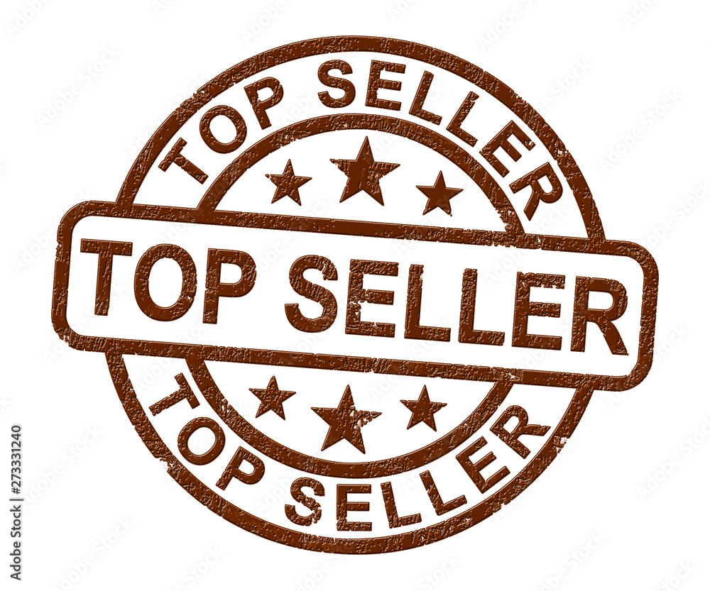 Best Seller or Bestseller Concept Icon for Top Selling Products - 3d