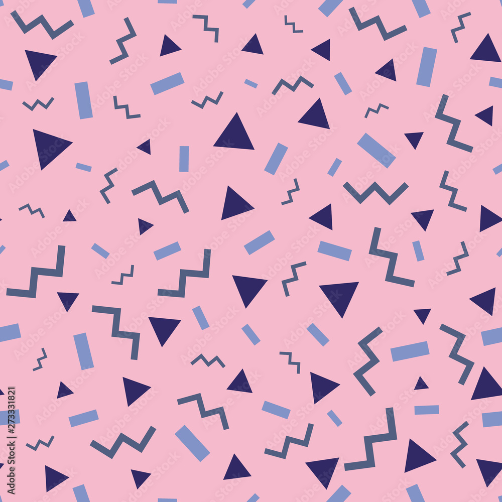 Seamless memphis design pattern, geometric, geo, seamless fabric print, abstract colorful background Seamless memphis design pattern, geometric, geo, seamless fabric print, abstract colorful background