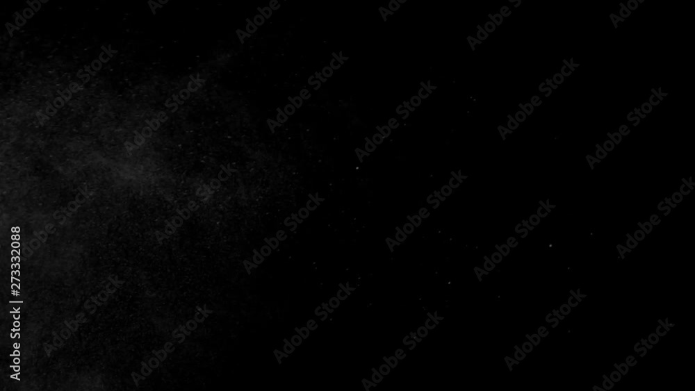 Water spray on black background. Water spray on black background.