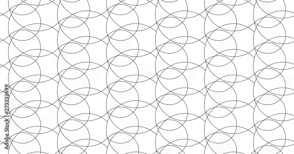 Seamless thin line curly pattern, screen print texture, monochrome texture of curved lines Seamless thin line curly pattern, screen print texture, monochrome texture of curved lines
