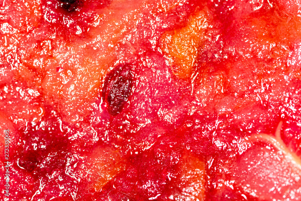 Red fruit jam as abstract background Red fruit jam as abstract background