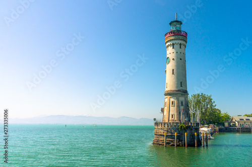 New lighthouse in Lindau, Bavaria