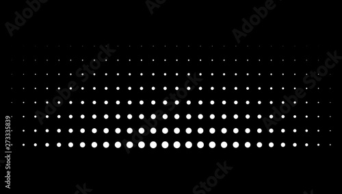 Halftone dots pattern, sunrise or sunset effect, pop art style